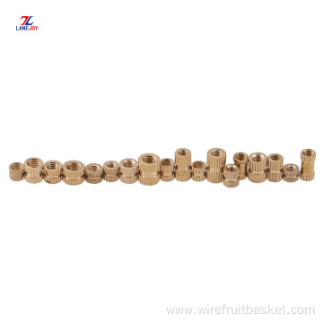 m2m3m4m5m6m8m10 Custom Brass Knurled Insert Rivet Nuts